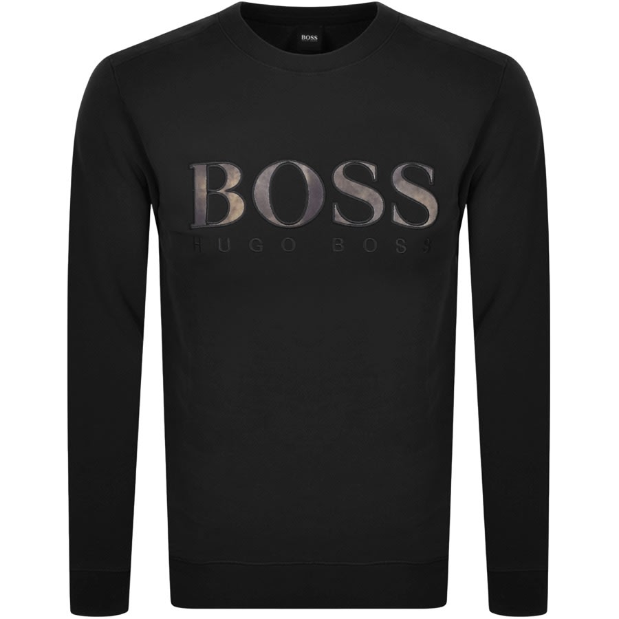 Alternative Image for ProductBOSS Welogo Sweatshirt Black1